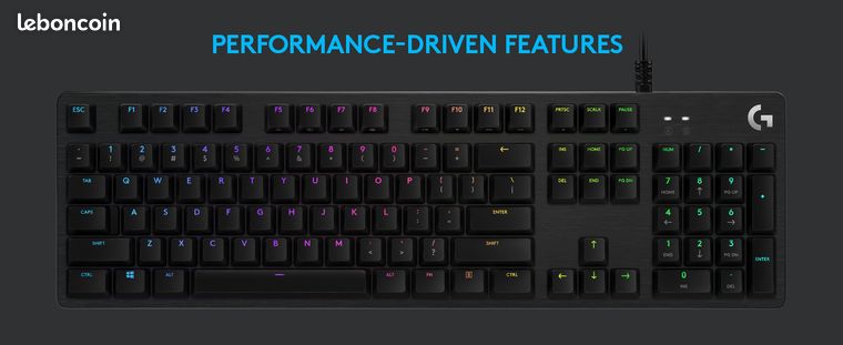 Clavier PC Gamer Logitech G512 SE RGB Lightsync